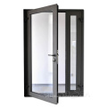 aluminum alloy  exterior door  outside door dark tinted glass door